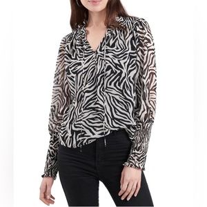 1. STATE Women’s Animal Print Pullover Top